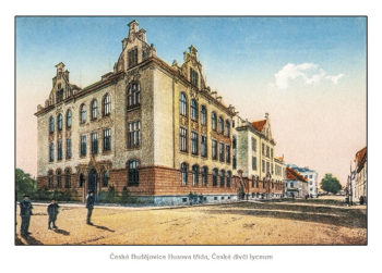 České Budějovice - Husova třída - České dívčí lyceum