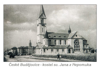 České Budějovice - Kostel sv. Jana z Nepomuka