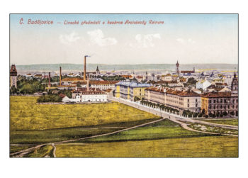 České Budějovice - Linecké předměstí a kasárna arcivévody Reinera