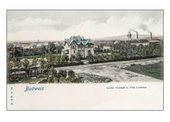 České Budějovice - Linecké předměstí a vila Lamezan