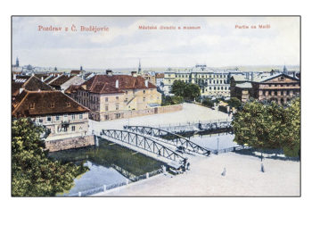 České Budějovice - Městské divadlo a Museum