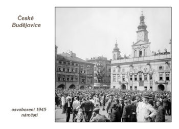 České Budějovice - osvobození 1945 - náměstí