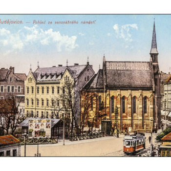České Budějovice - Pohled ze Senovážného náměstí