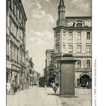 České Budějovice - r. 1944 - náměstí Adolfa Hitlera