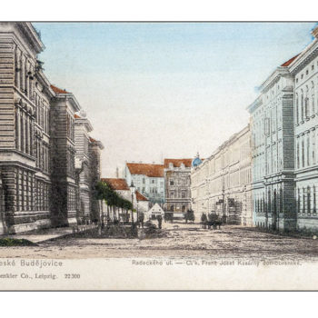 České Budějovice - Radeckého ulice, kasárny
