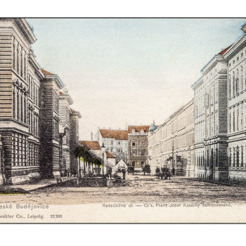 České Budějovice - Radeckého ulice, kasárny domobranské