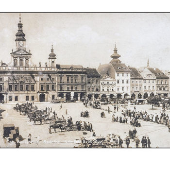 České Budějovice - radnice, náměstí svobody
