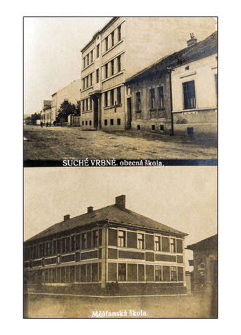České Budějovice - Suché Vrbné, obecná a měšťanská škola
