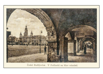 České Budějovice - V podloubí na Hlavním náměstí