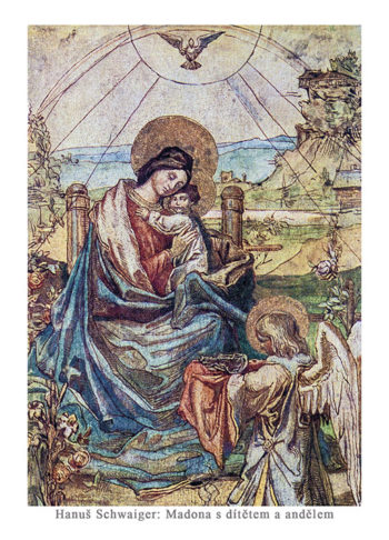 Hanuš Schwaiger: Madona s dítětem a andělem