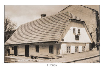 Hronov - rodný domek Aloise Jiráska