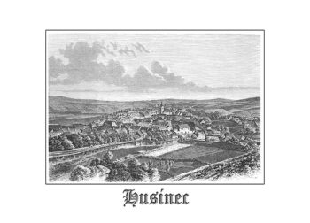 Husinec -  rytina
