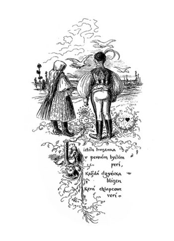 Mikoláš Aleš: Lietala husenka