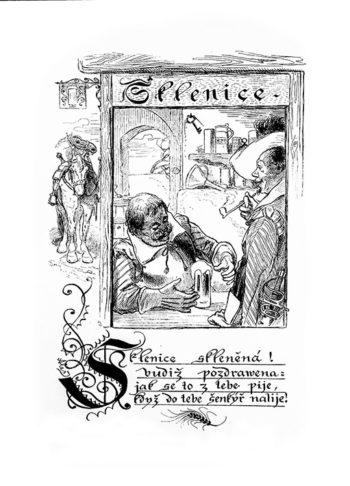 Mikoláš Aleš: Sklenice