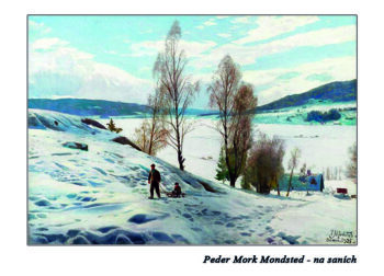 Peder Mork Monsted - na saních
