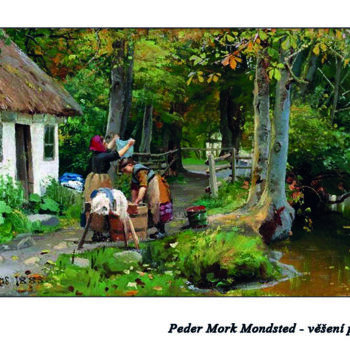 Peder Mork Monsted - věšení prádla