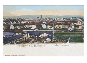 Pozdrav z Českých Budějovic - celkový pohled