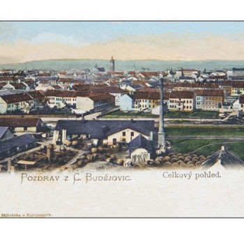 Pozdrav z Českých Budějovic - celkový pohled