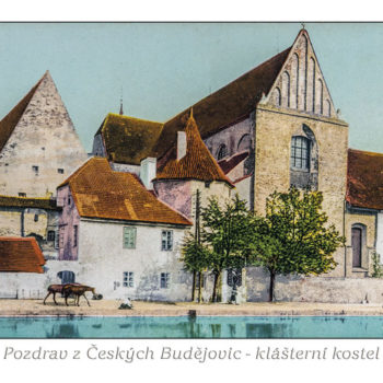 Pozdrav z Českých Budějovic - Klášterní kostel