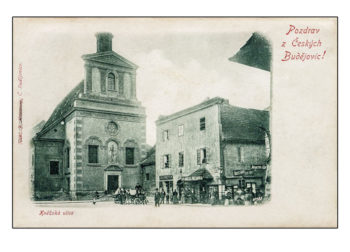 Pozdrav z Českých Budějovic - Kněžská ulice