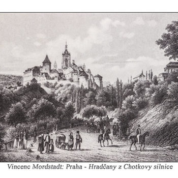 Praha - Hradčany z Chotkovy silnice - Vincenc Mordstadt
