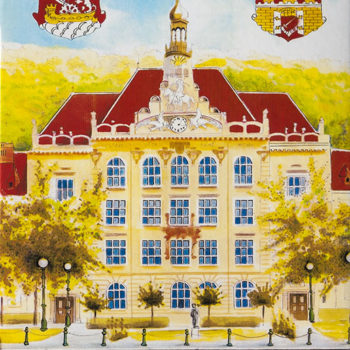 Praha - Karlín - škola : Jaroslav Kumsta