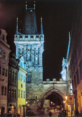 Praha - mostecká věž