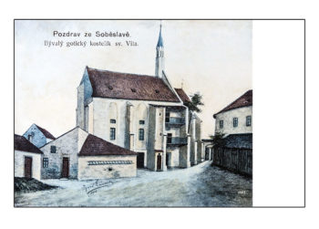 Soběslav - Pozdrav ze Soběslavě - bávalý gotický kostelík sv. Víta
