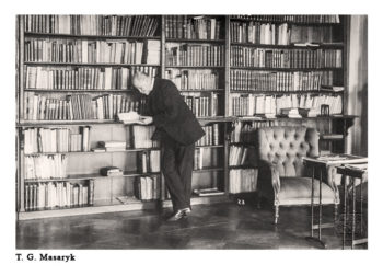 T. G. Masaryk v knihovně