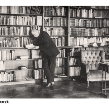 T. G. Masaryk v knihovně