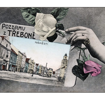 Třeboň - pozdrav z Třeboně - náměstí