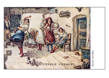 Veselé Vánoce - házení střevíčku